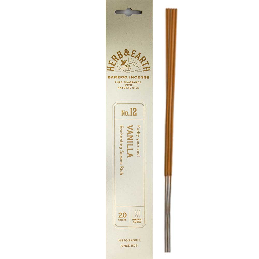 Vanilla Incense 20pk | Herb & Earth