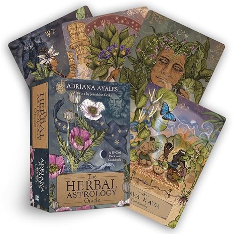The Herbal Astrology Oracle: A 55-Card Deck and Guidebook | Adriana Ayales