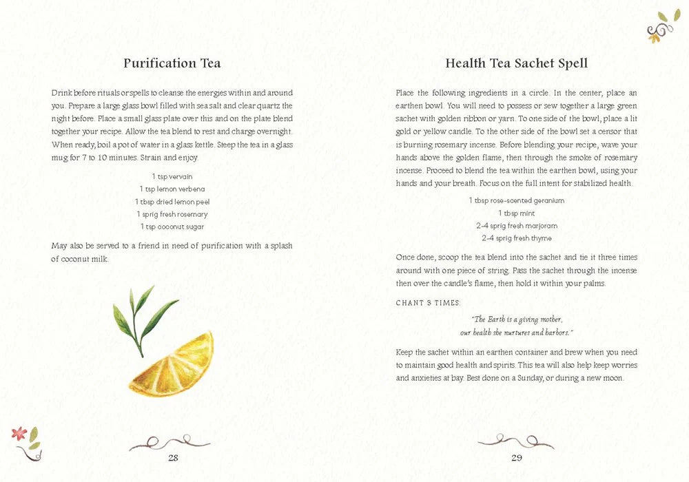 A Tea Witch's Grimoire: Magickal Recipes for Your Tea Time | S.M. Harlow