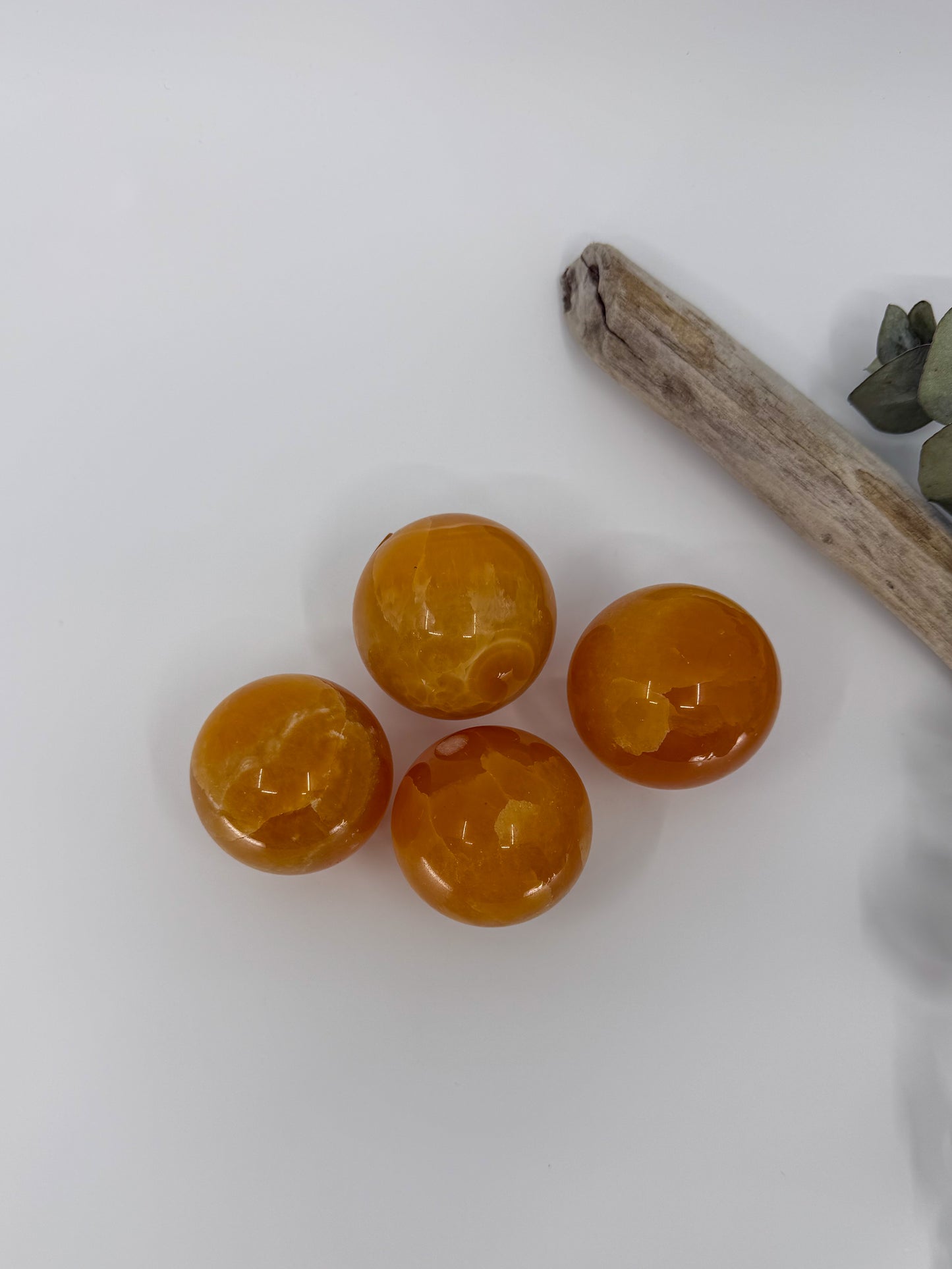 Orange Calcite Sphere