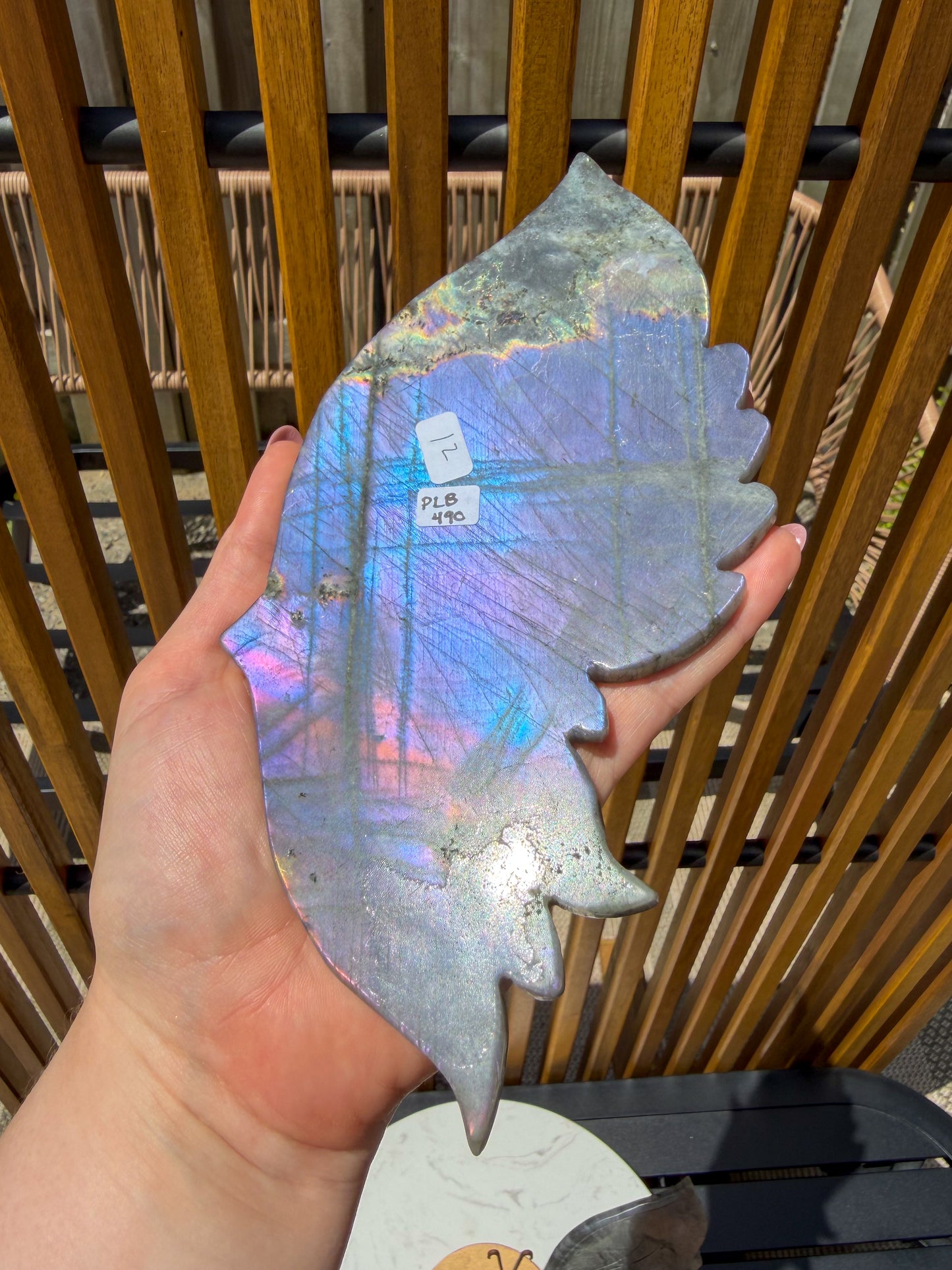 Purple Labradorite Butterfly Statement -EXACT PIECE-