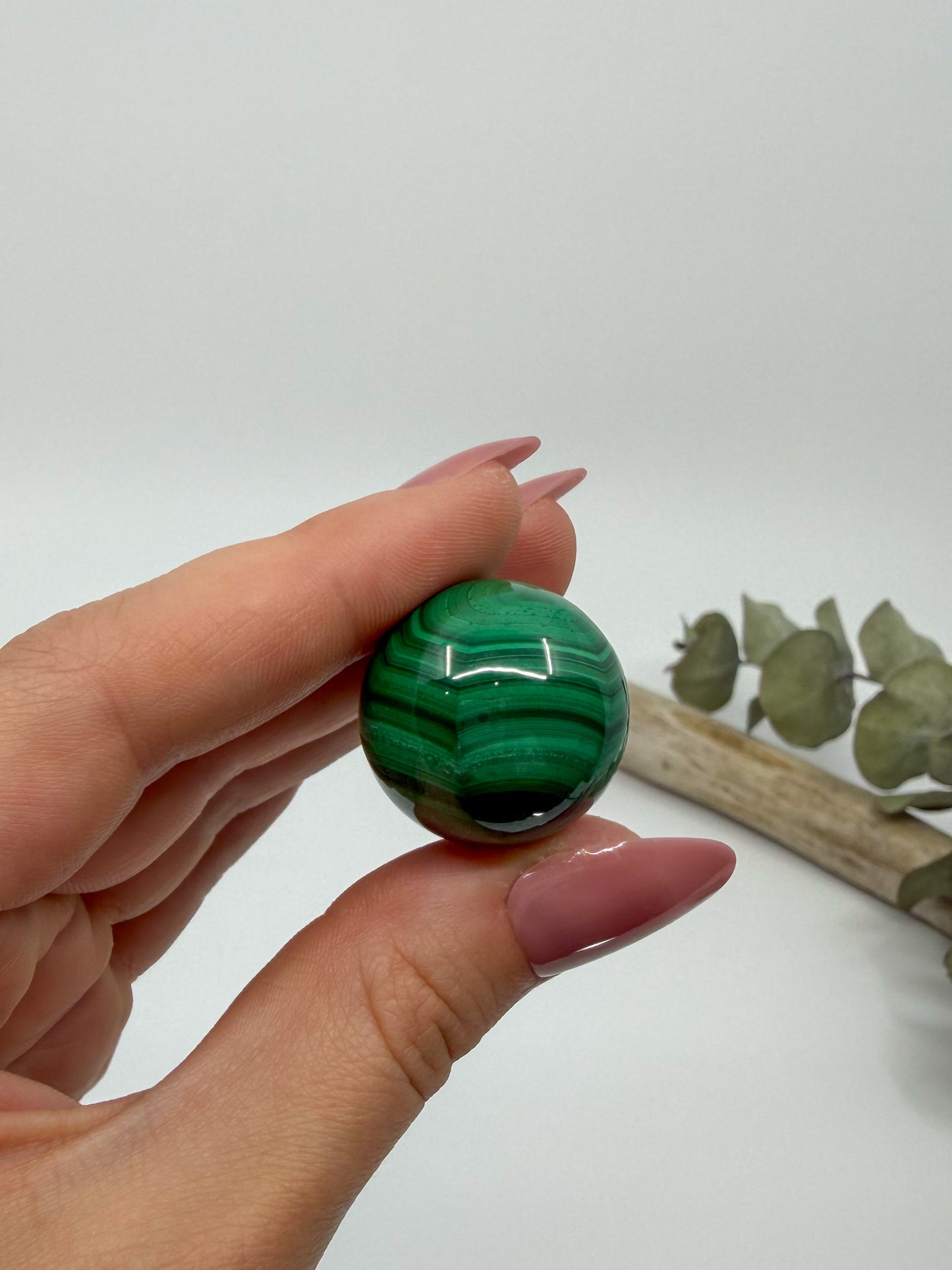 Malachite Sphere High Quality, Small