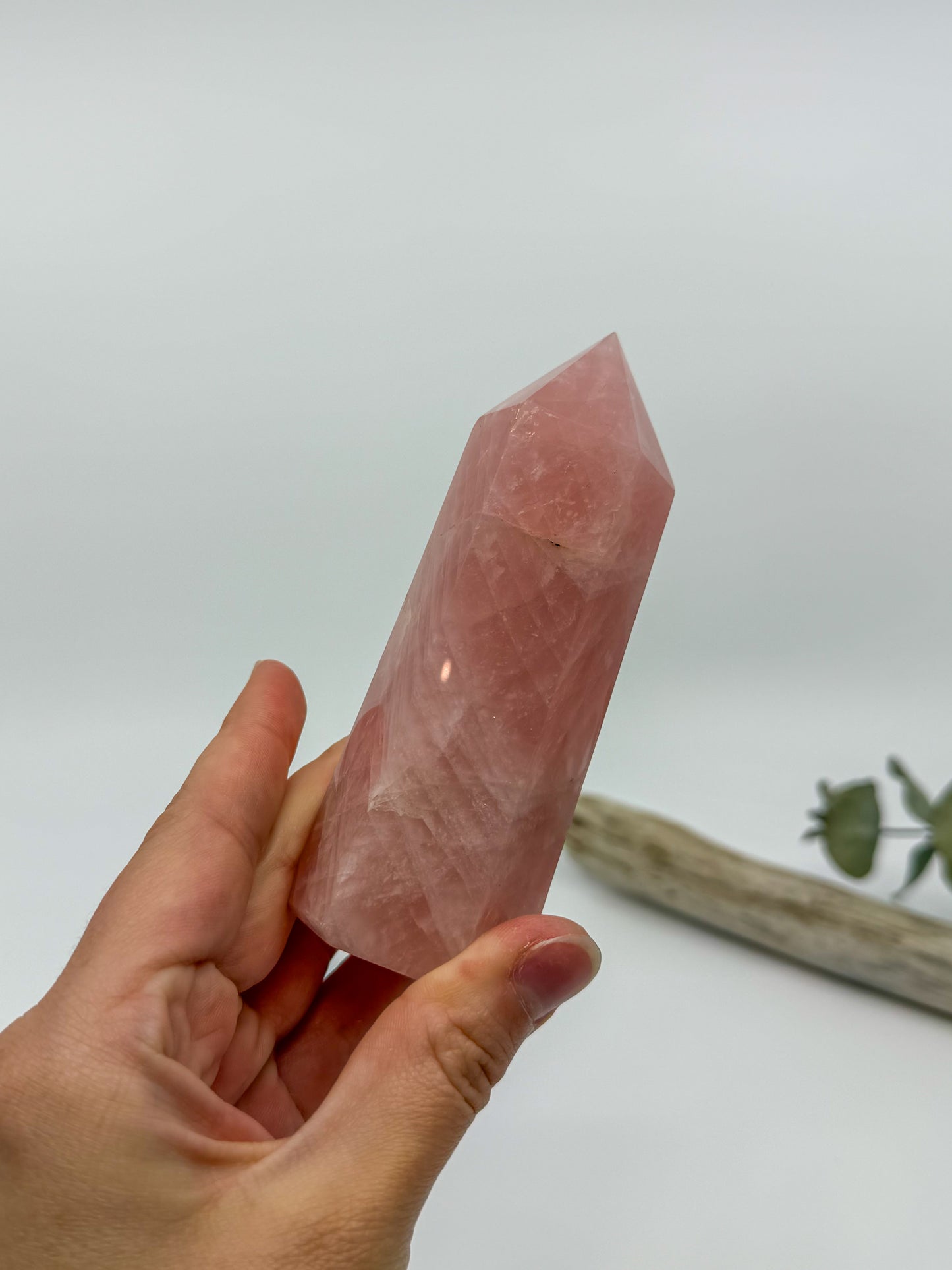 Deep Rose Quartz Tower - Madagascar