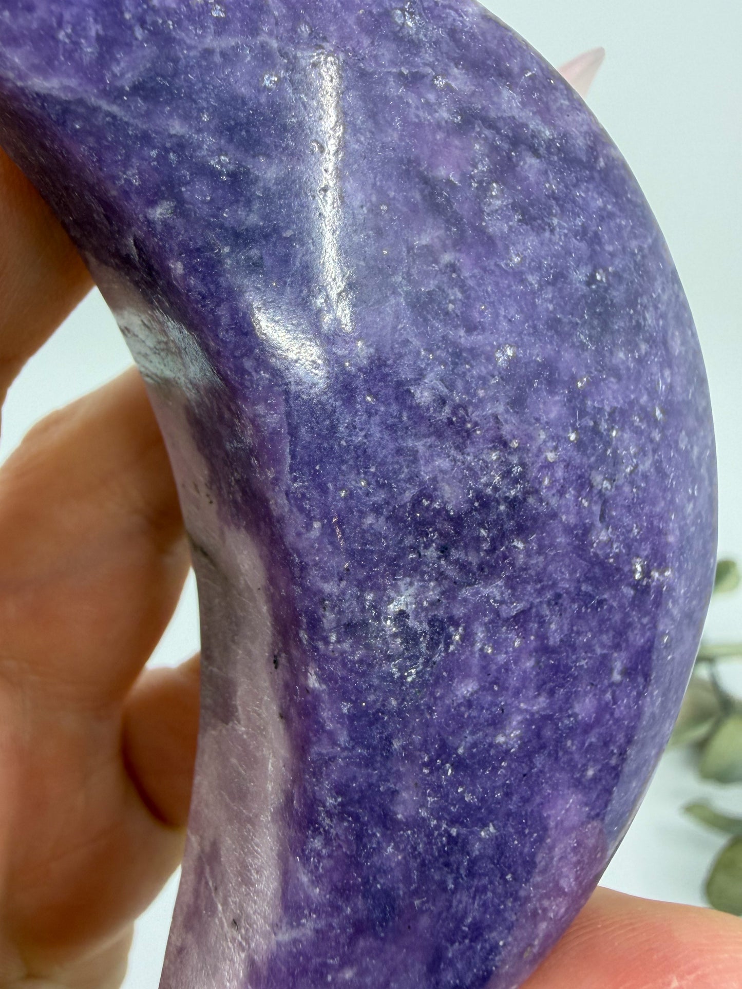 Lepedolite Moon -EXACT PIECE-
