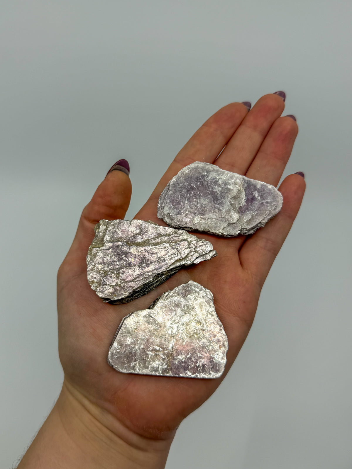 Gem Lepedolite Slab