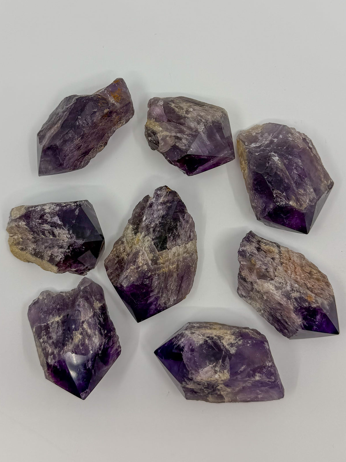 Bahia Amethyst Root Point, Half Polished | Bahia, Brazil