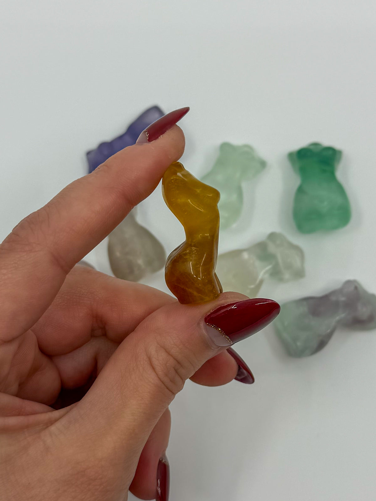 Pocket Fluorite Goddess Body