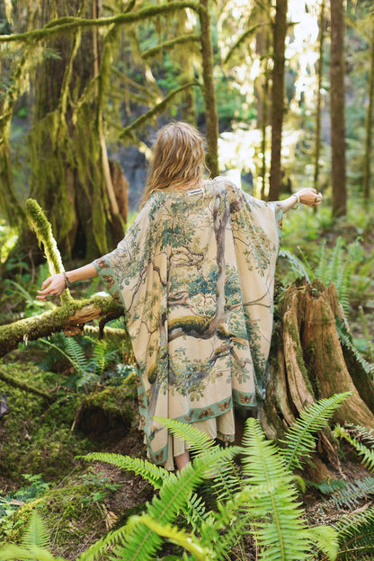 Earth & Sky Bohemian Goddess Starduster Kimono | Market of Stars