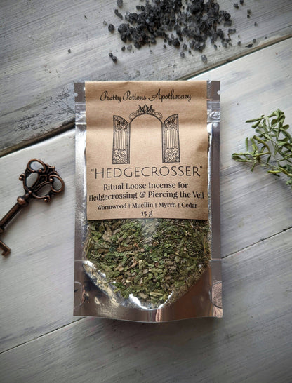 Hedgecrosser Ritual Loose Incense and Candle Dressing | Pretty Potions Apothecary