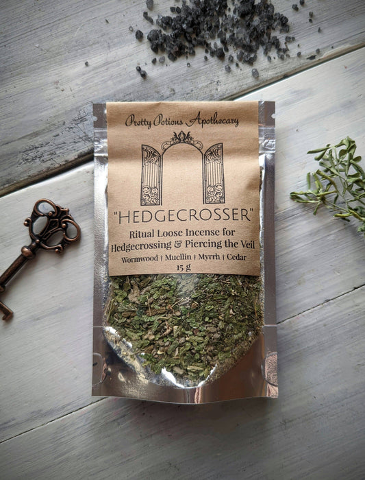 Hedgecrosser Ritual Loose Incense and Candle Dressing | Pretty Potions Apothecary