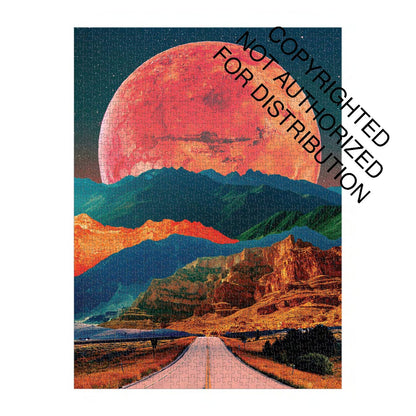 Cosmic Highway 1000 Piece Puzzle in a Square Box