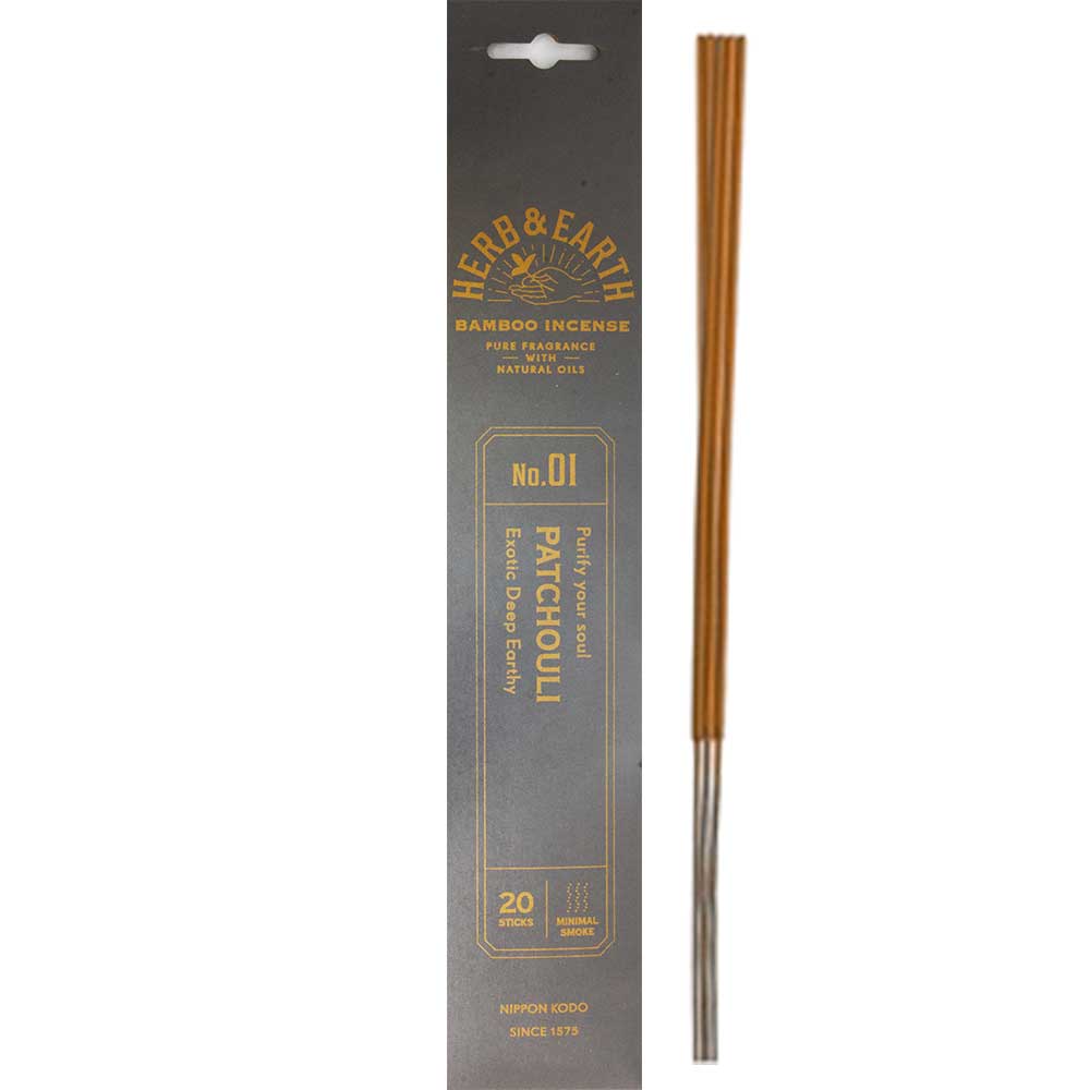 Patchouli Incense 20pk | Herb & Earth