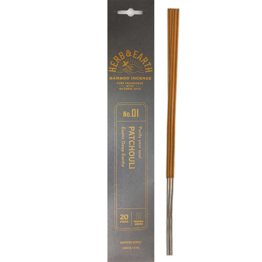 Patchouli Incense 20pk | Herb & Earth