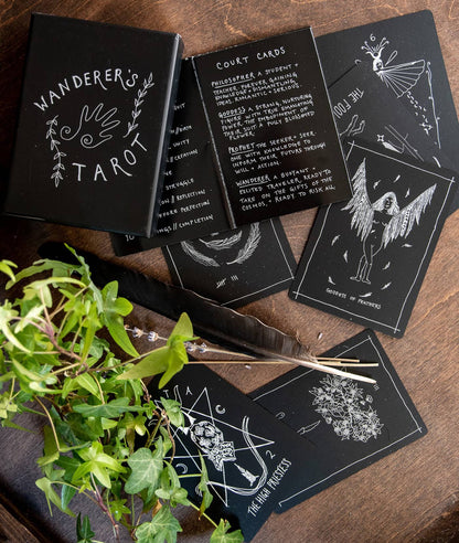 Wanderer’s Tarot (78-Card Deck with Fold-Out Guide)