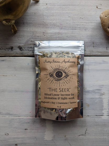 THE SEER Ritual Loose Incense and Candle Dressing | Pretty Potions Apothecary
