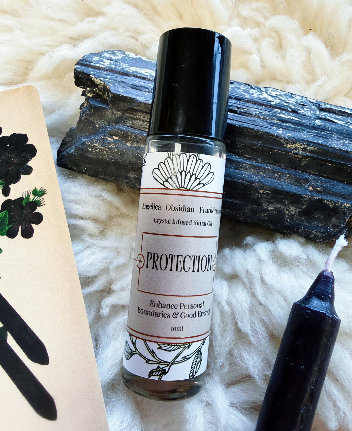 Protection Crystal Infused Ritual Oil