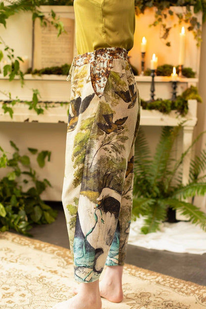 Theatre of Dreams Linen Cropped Artist Pant | Market of Stars