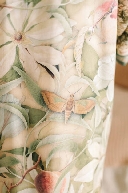 Fleur De Soleil Opera Duster Kimono Robe w/ Florals