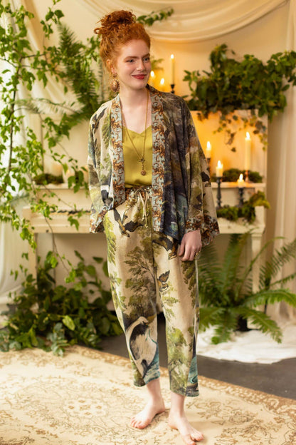 Theatre of Dreams Linen Cropped Artist Pant | Market of Stars
