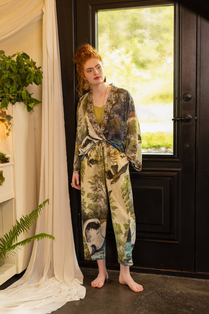 Theatre of Dreams Linen Cropped Artist Pant | Market of Stars