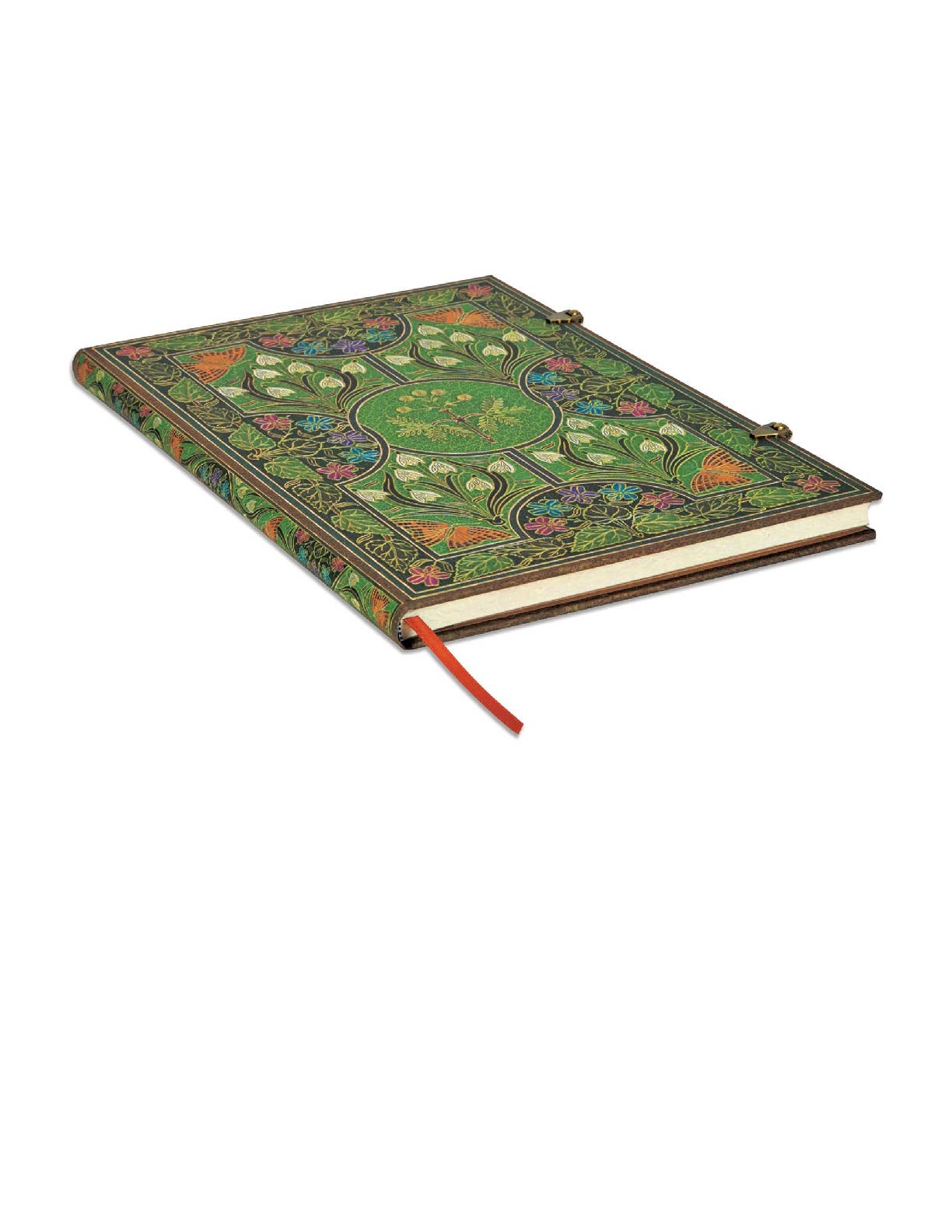 Poetry in Bloom Grande Unlined Hardcover Journal, 128pg, 120GSM by Paperbla