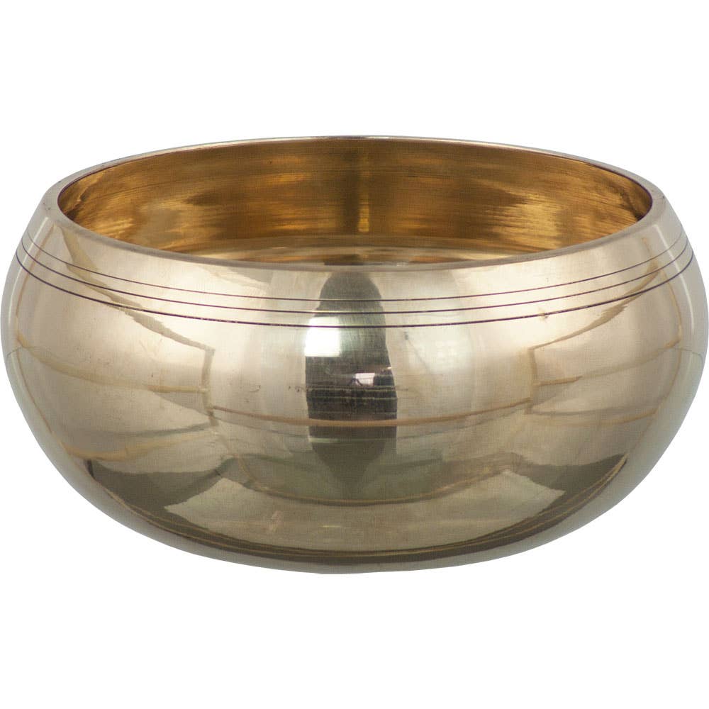 Brass Singing Bowl - Large 5"-5.5" Diameter