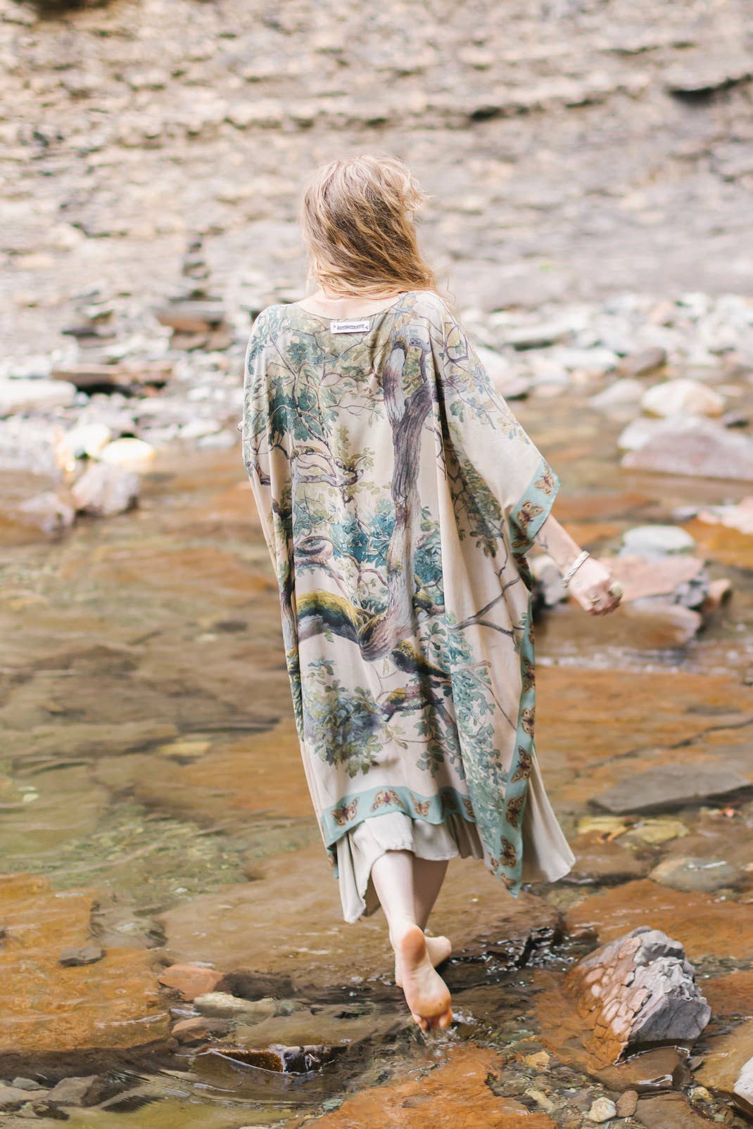 Earth & Sky Bohemian Goddess Starduster Kimono | Market of Stars