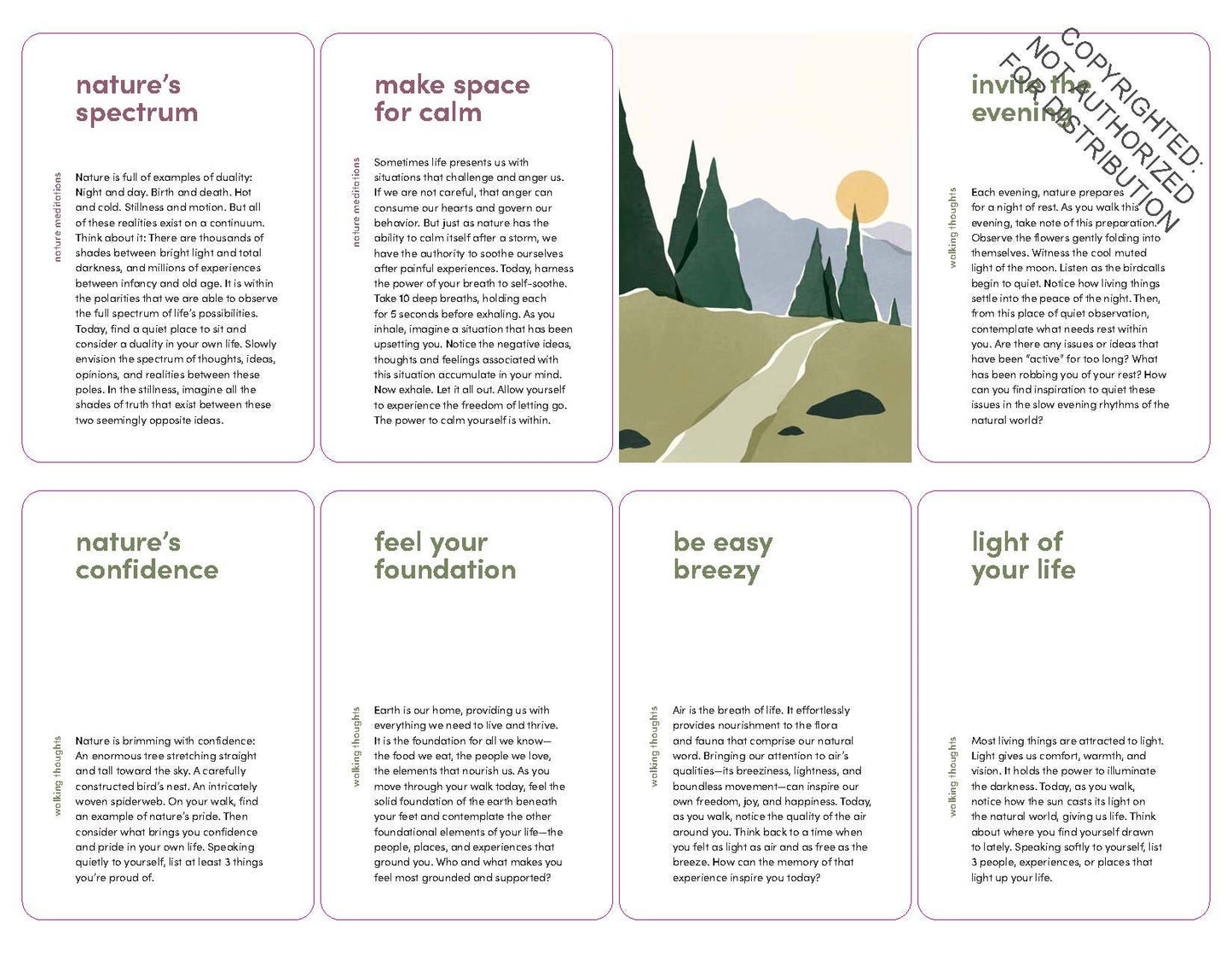 Nature Meditations Deck | Kenya Jackson-Saulters