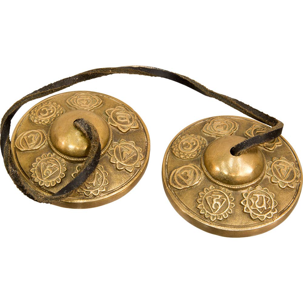 Tingsha 7 Chakras-2.5"Di.