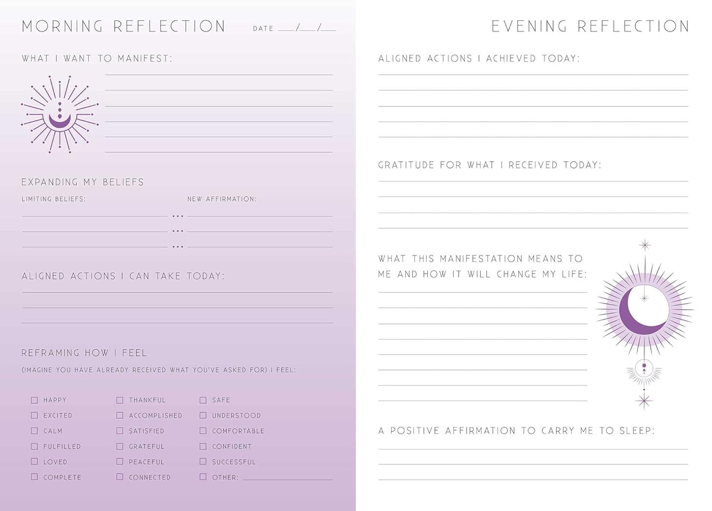 Manifesting: A Day and Night Reflection Journal | Insight Editions