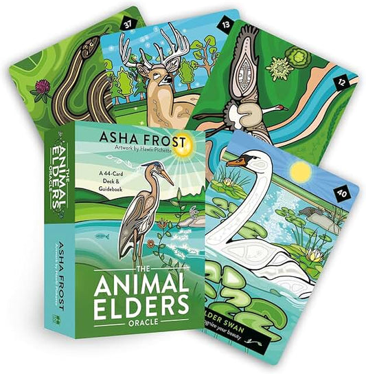 The Animal Elders Oracle: A 44-Card Deck & Guidebook of Indigenous Wisdom & Healing Medicine | Asha Frost
