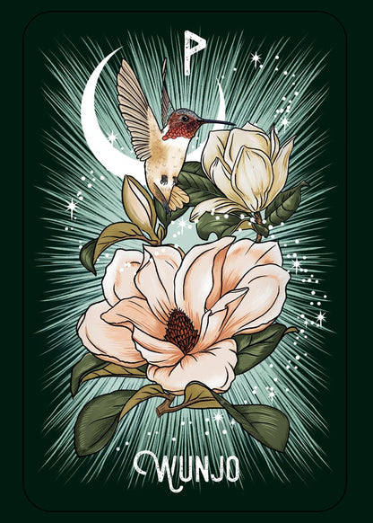 Witch's Familiar Runic Pocket Oracle Deck | Athena Noctua