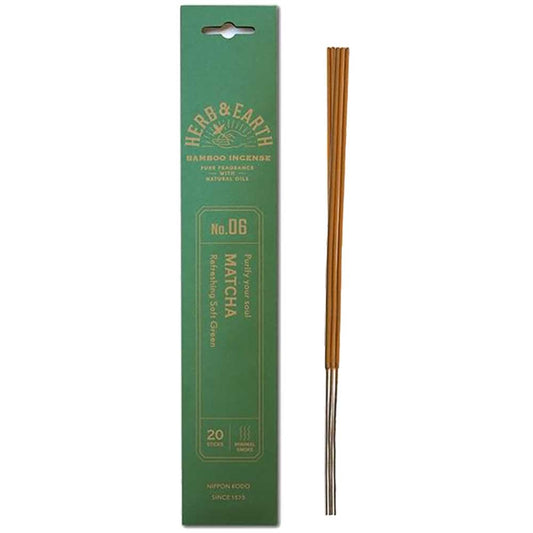 Matcha Incense 20pk | Herb & Earth