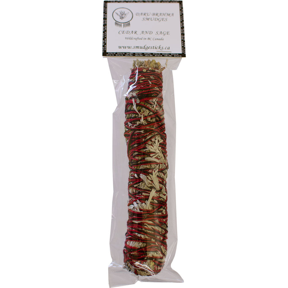 Canadian Cedar & Sage Stick | Daru Brahma Smudges