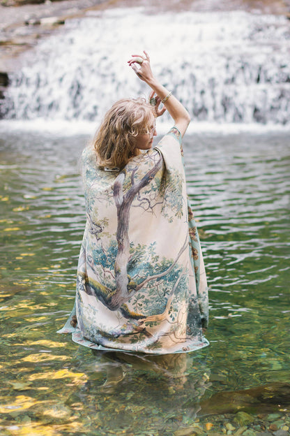 Earth & Sky Bohemian Goddess Starduster Kimono | Market of Stars