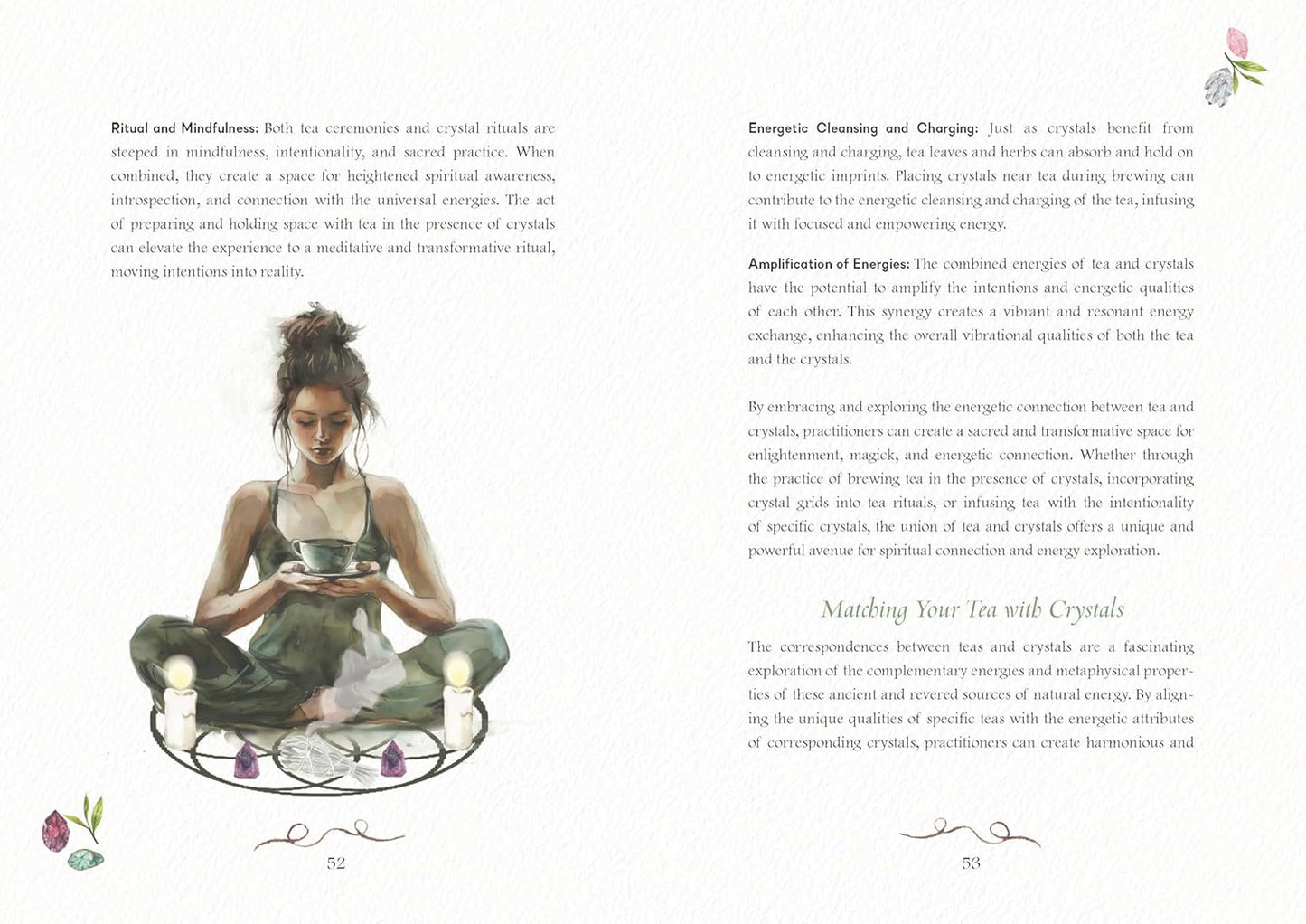 A Tea Witch's Crystal Brews: Empowering the Magick of Tea with Crystal Grids | S.M. Harlow