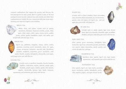 A Tea Witch's Crystal Brews: Empowering the Magick of Tea with Crystal Grids | S.M. Harlow