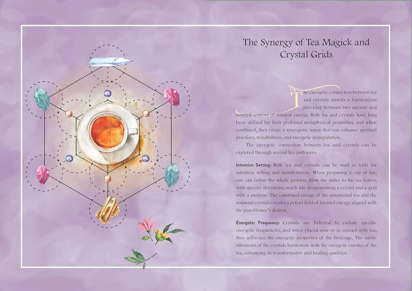 A Tea Witch's Crystal Brews: Empowering the Magick of Tea with Crystal Grids | S.M. Harlow