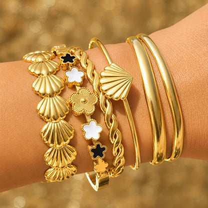 Shell Accent Bangle
