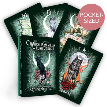 Witch's Familiar Runic Pocket Oracle Deck | Athena Noctua