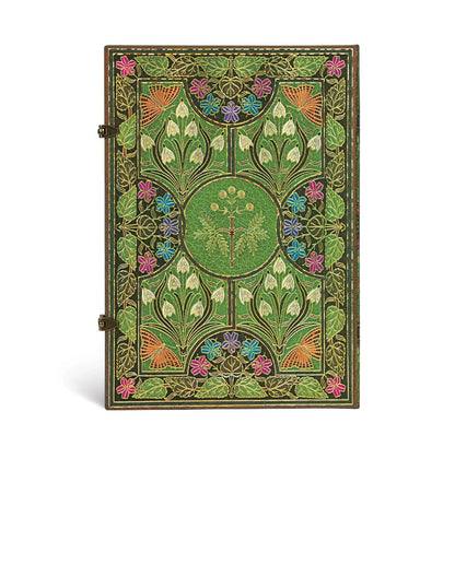 Poetry in Bloom Grande Unlined Hardcover Journal, 128pg, 120GSM by Paperbla