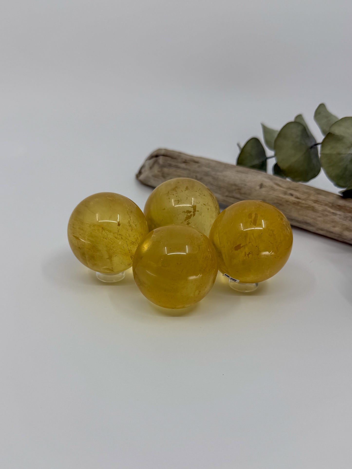 HQ Juicy Honey Calcite Sphere