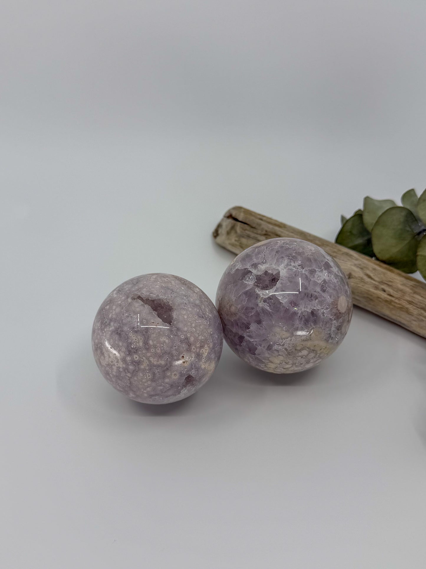 Amethyst Flower Agate Sphere -EXACT PIECE-