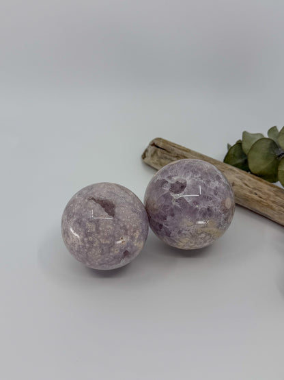 Amethyst Flower Agate Sphere -EXACT PIECE-