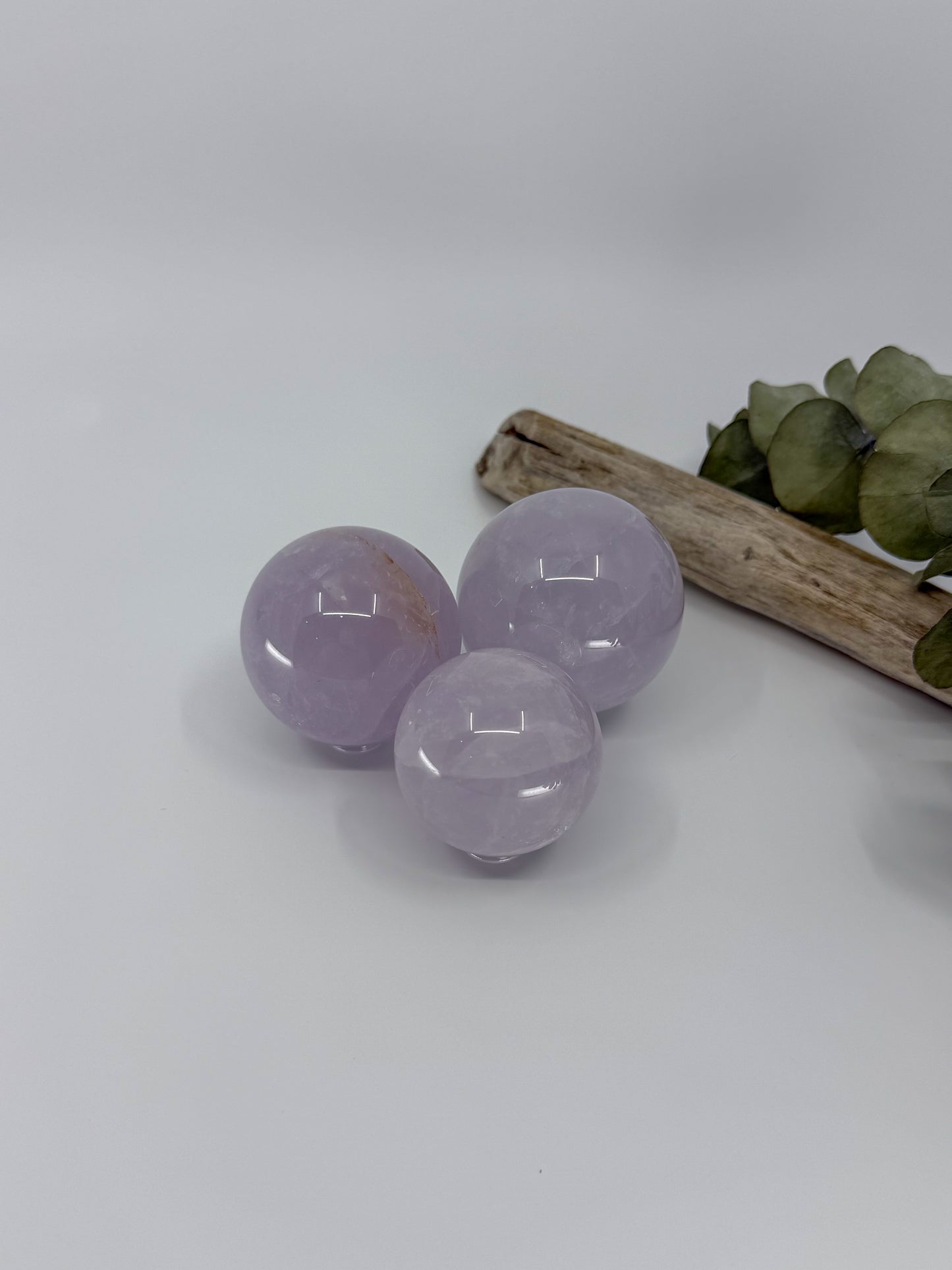 Periwinkle Rose Quartz Sphere
