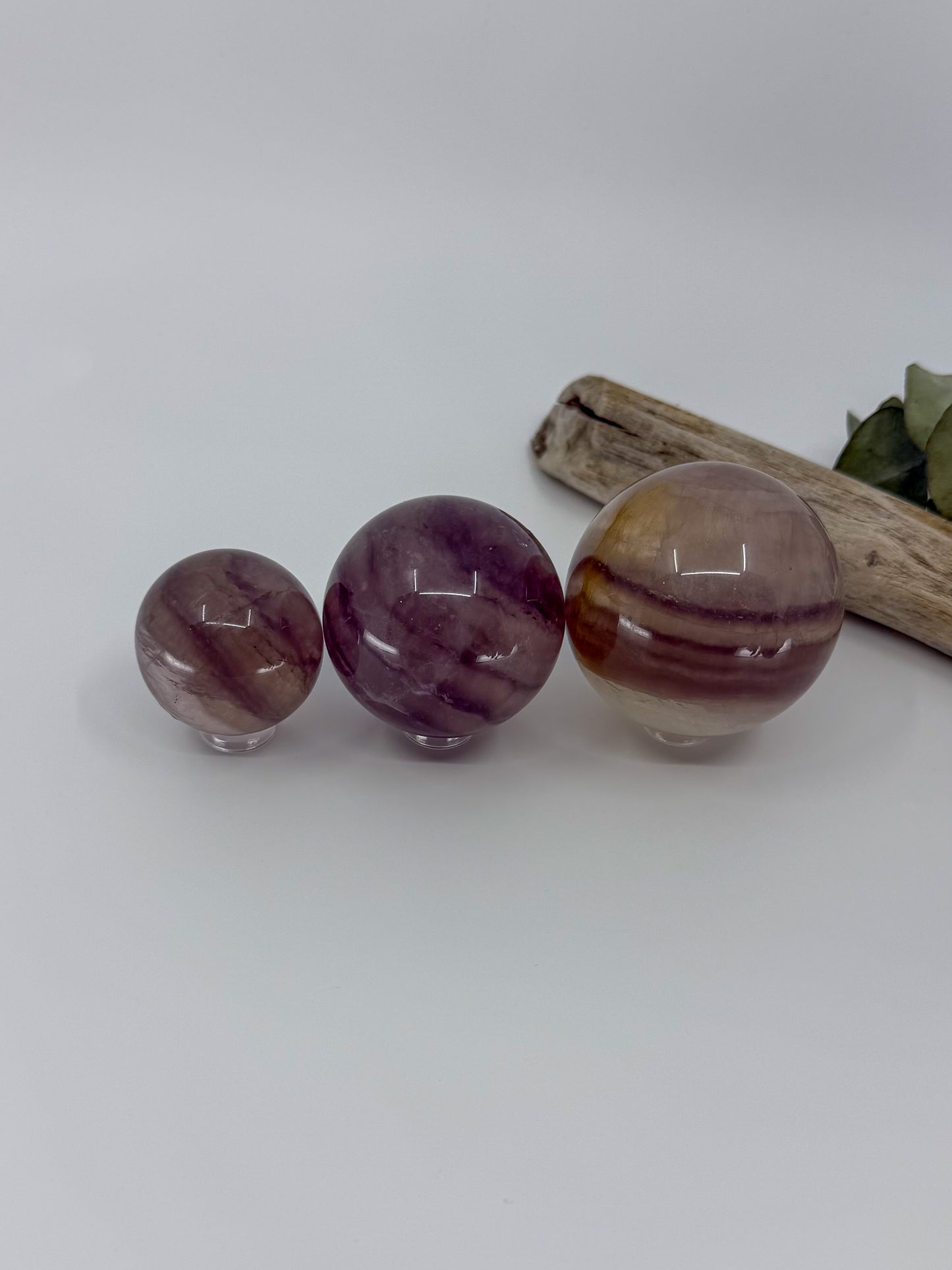 Mica in Fluorite Sphere