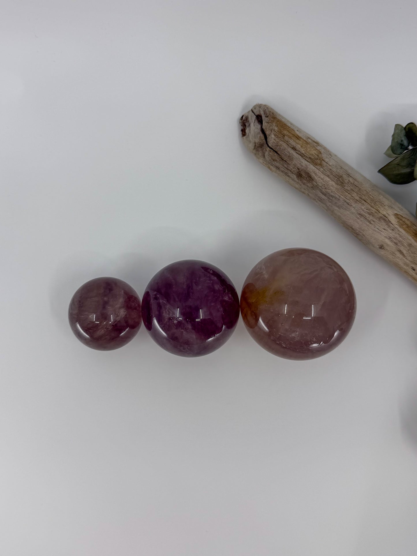 Mica in Fluorite Sphere