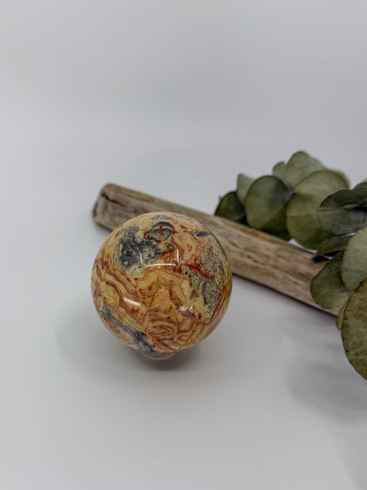 Crazy Lace Agate Sphere -EXACT PIECE-