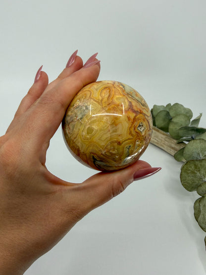 Crazy Lace Agate Sphere -EXACT PIECE-