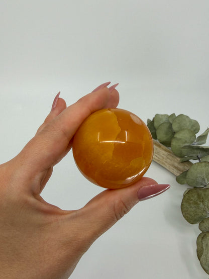 Orange Calcite Sphere